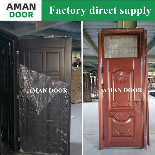 AMAN DOOR restaurant entrance door design  door jammer security