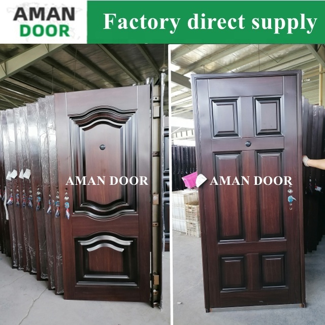 AMAN DOOR apartment flat teak wood main door designs exterior accordion doors