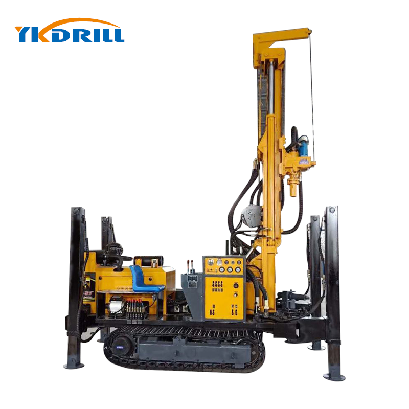 used Crawler-mounted hydraulic water well drilling rigs for sale