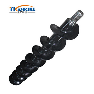 Good Quality Screw Drilling Rod 100-600 mm Depth Auger Drilling Pipe for Sale