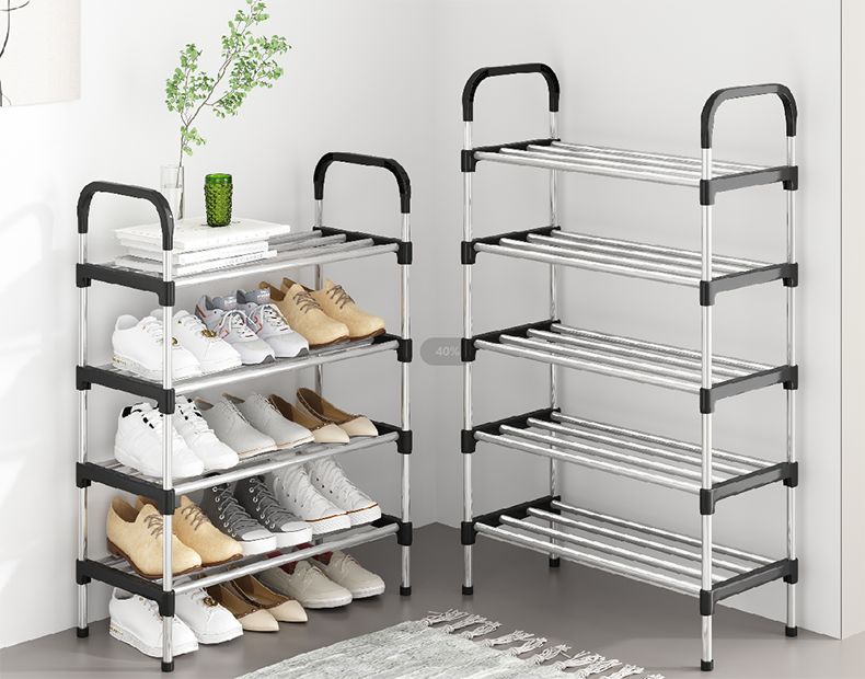 Heavy Duty Durable 5-Tier Multifunctional Shoe Rack With Organizer Storage Unit