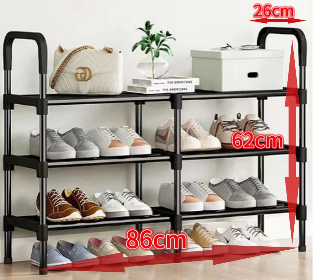 Multilayer shoe rack organizer for shoes and boots Durable metal organizer for wardrobe storage for the bedroom garage