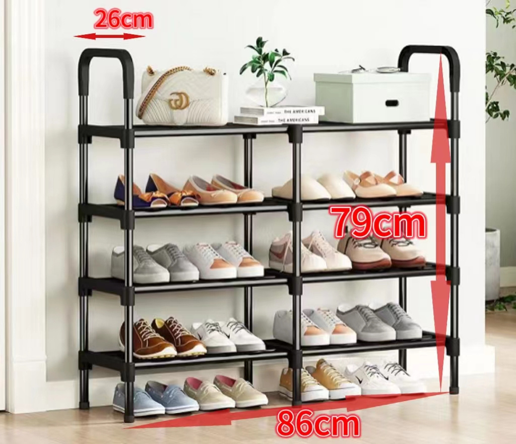 Multilayer shoe rack organizer for shoes and boots Durable metal organizer for wardrobe storage for the bedroom garage