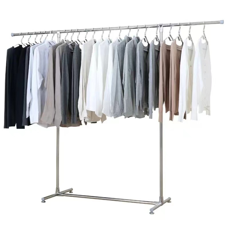 Clothing Garment Rack Heavy Duty Adjustable Rolling Commercial cloth garment rack Steel Hanger rack