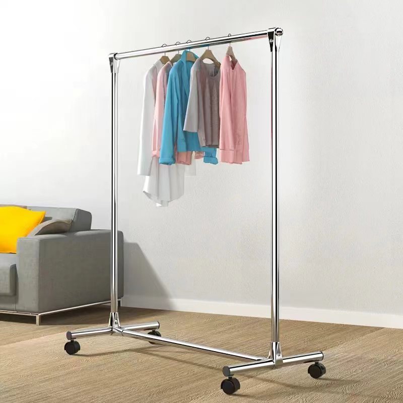 Clothing Garment Rack Heavy Duty Adjustable Rolling Commercial cloth garment rack Steel Hanger rack