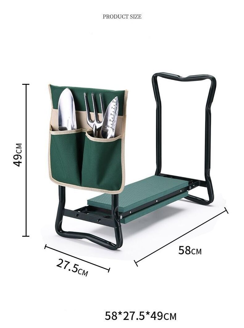 Garden kneeling stool Garden kneeling stool with sponge non-slip folding chair garden hardware tools