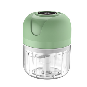 250ml green USB Wireless Electric Garlic Mini Masher Press Mincer Vegetable Chili Meat Grinder Food Chopper Kitchen Tools