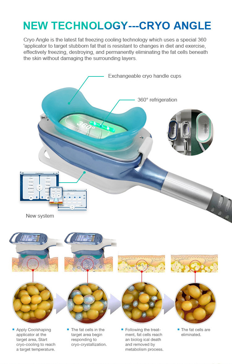 Ce Approved 360 Degree Cryo Slimming Machine For Body Slimming And Skin Firmness Top Quality Fat Reduction Weight Loss Machine