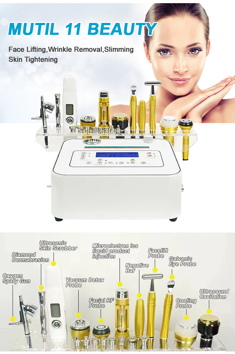 Hot Sale Gold Microdermabrasion Machine Jet Hydro-Dermabrasion Face Deep Cleaning Machine