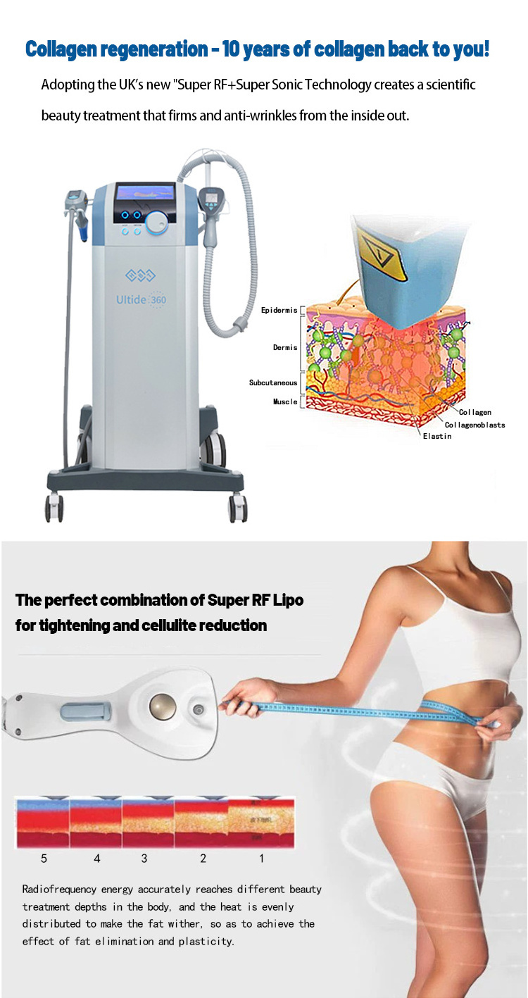 2023 New Arrival Precise Rf Energy Body Radiofrequency Beauty Machine RF Slimming Skin Tightening Beauty Device