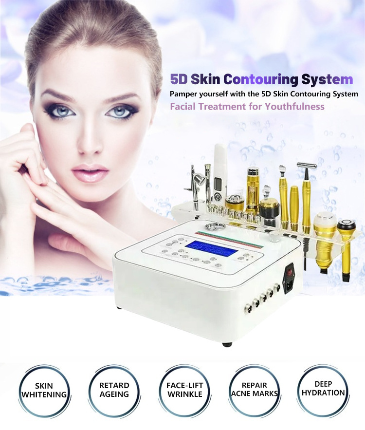 Hot Sale Gold Microdermabrasion Machine Jet Hydro-Dermabrasion Face Deep Cleaning Machine