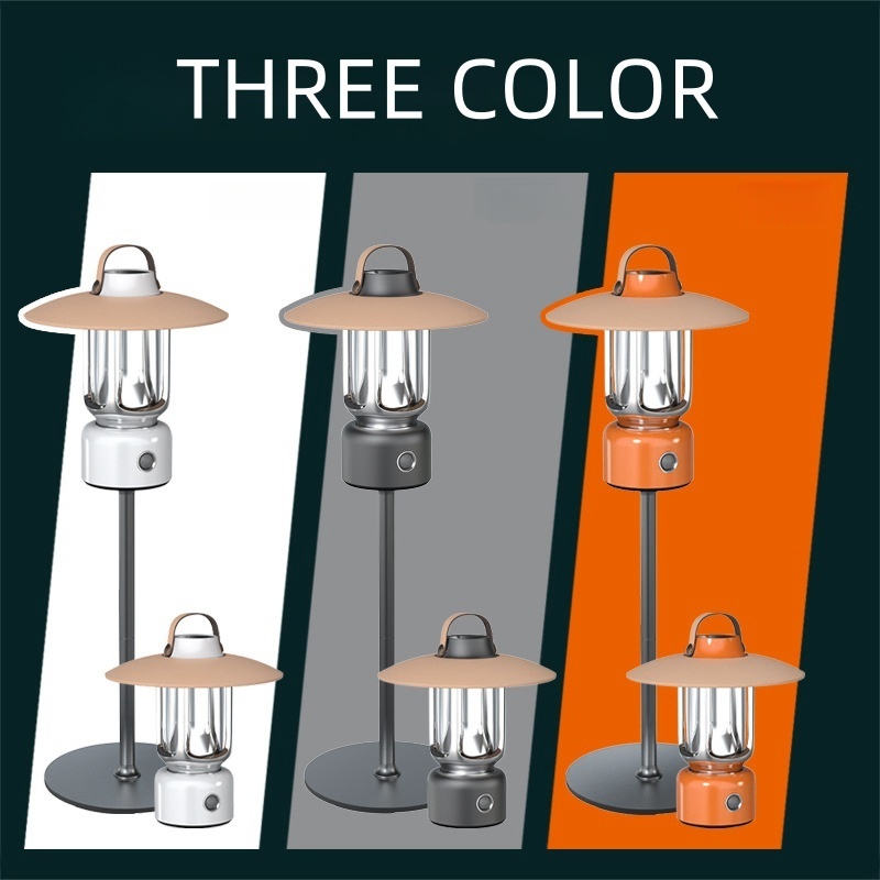 ENJOY Wholesale Outdoor Led Camping Lantern Christmas Decoration Outdoor Led Collapsible hanging Lantern With Ceiling Fan Light