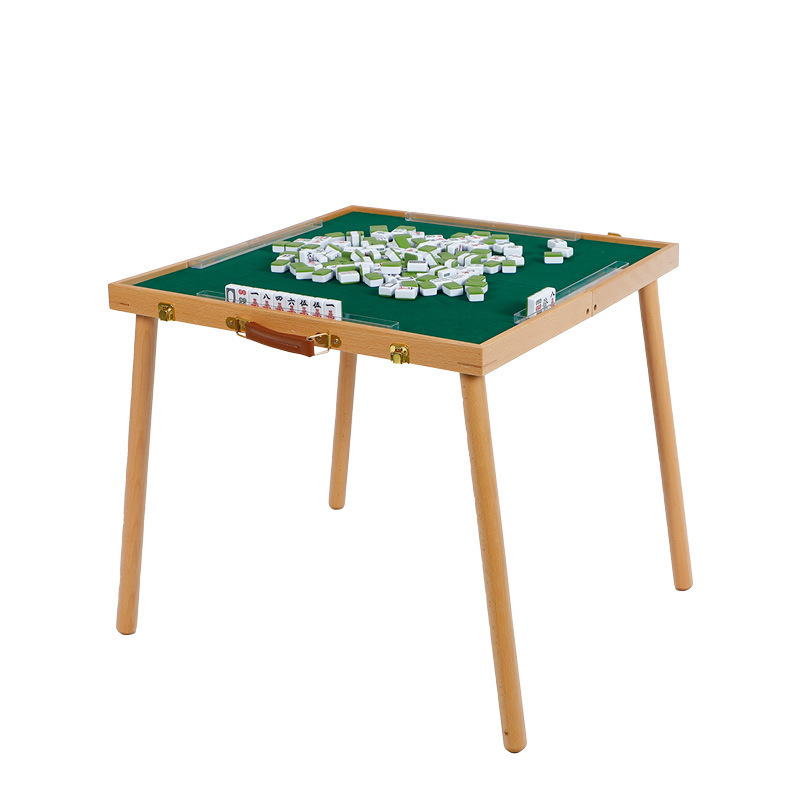 Wholesale 2024 Hot Sale Aluminium Alloy Outdoor Mahjong Table Foldable With low voice For Camping