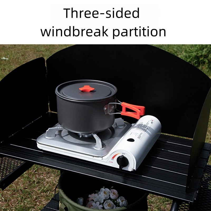 ENJOY 2024 New Design Slide Out Camping Kitchen Table Storage Pull Out Multifunctional Portable Camping Kitchen With Bag