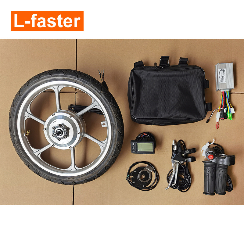 L-faster DIY 16 inch 350w electric bicycle conversion kit electric bike hub motors