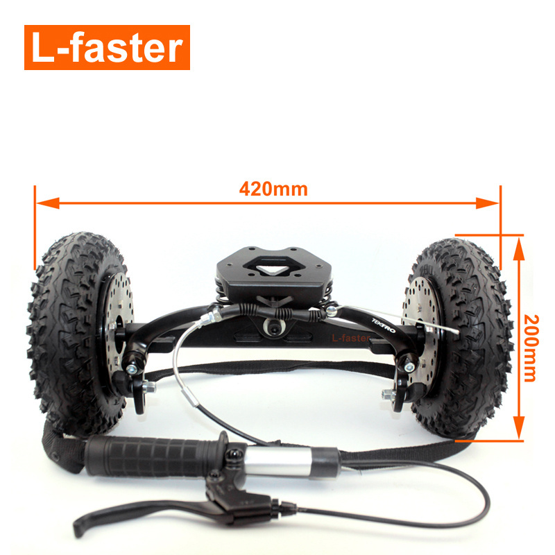 L-faster Offroad board electric mountain board Brake System Mountainboarding Skateboard Spring Trucks