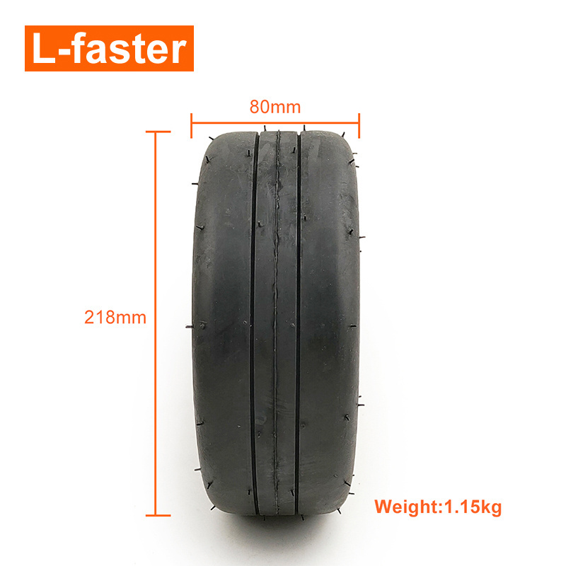 Mini Pro Karting Front Wheel 80/60-5 Tubeless Tire Electric Children's Go Kart Wheel