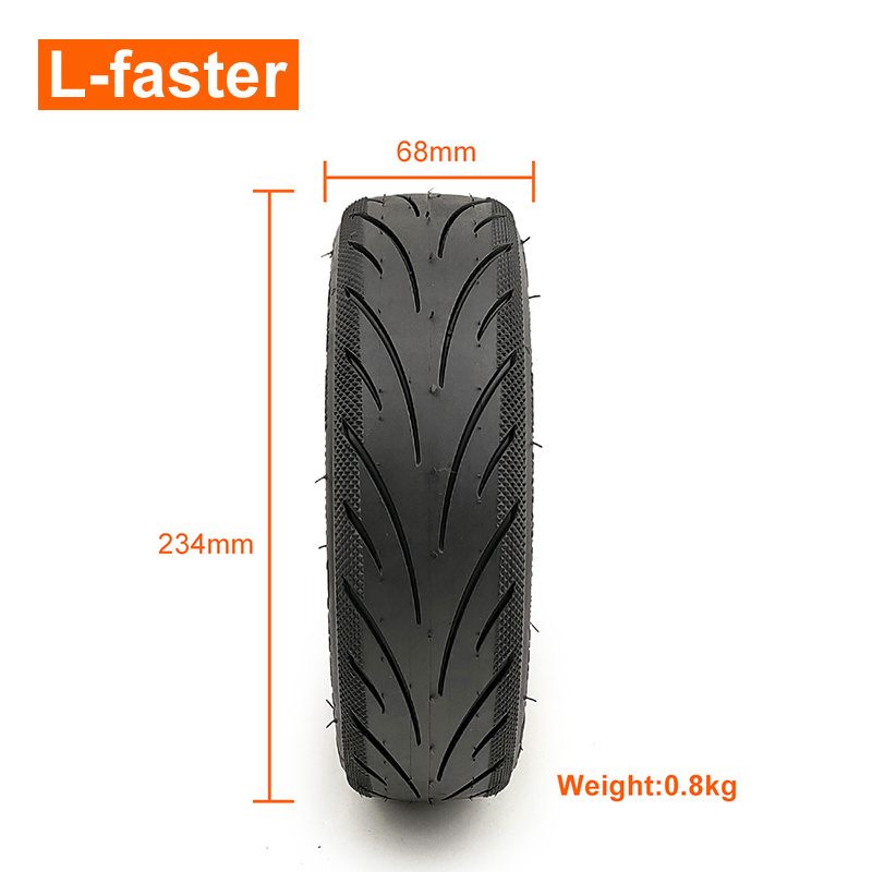 CST 10 Inch 60/70-6.5 Rubber Tubeless Scooter Tires For Front and Rear Tyres Explosion-Proof