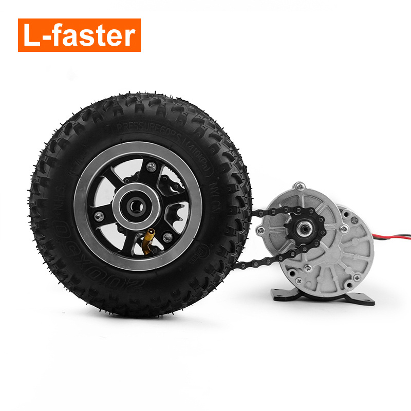 L-faster 24V Dual Drive Joystick Controller 350W Electric Dolly Cart Lightweight Transport Wheelchair Conversion Kit