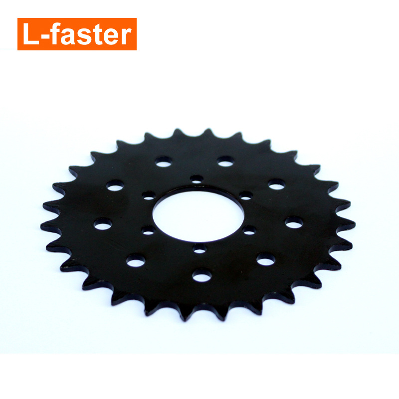 Bike Spoke Wheel Chainwheel 28T Bicycle Sprocket For Spokes Mount Electric Bike Left Drive Kit Replacement Parts Spokes Gear Set