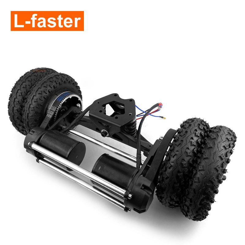 L-faster Reinforced 8 inch Off Road dual Wheels Electrical Motor Truck Bracket Electric Mountain Skateboard