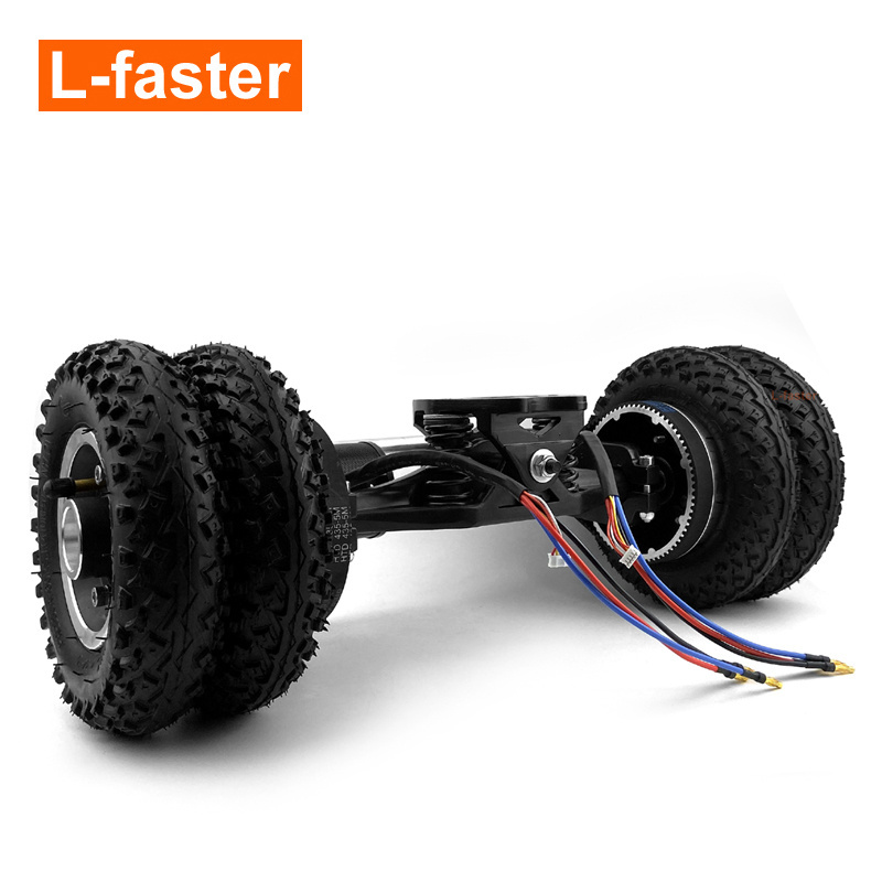 L-faster Reinforced 8 inch Off Road dual Wheels Electrical Motor Truck Bracket Electric Mountain Skateboard