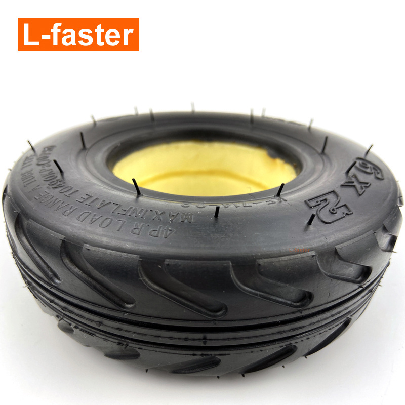 6inch Tyre Filled By Poly Foam Solid Tire For Scooter 6x2 Wheel