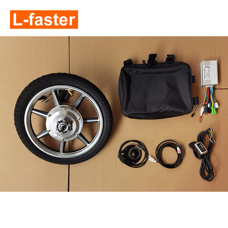 14 inch L-faster DIY 24v 36v 48v Brushless front wheel hub motor 350 watt electric bike conversion kit