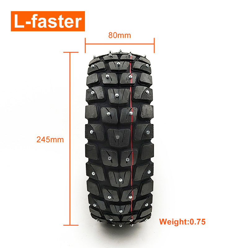 10 Inch Off-Road Inner Outer Tire 255x80 Electric Scooter Winter Snow Tire