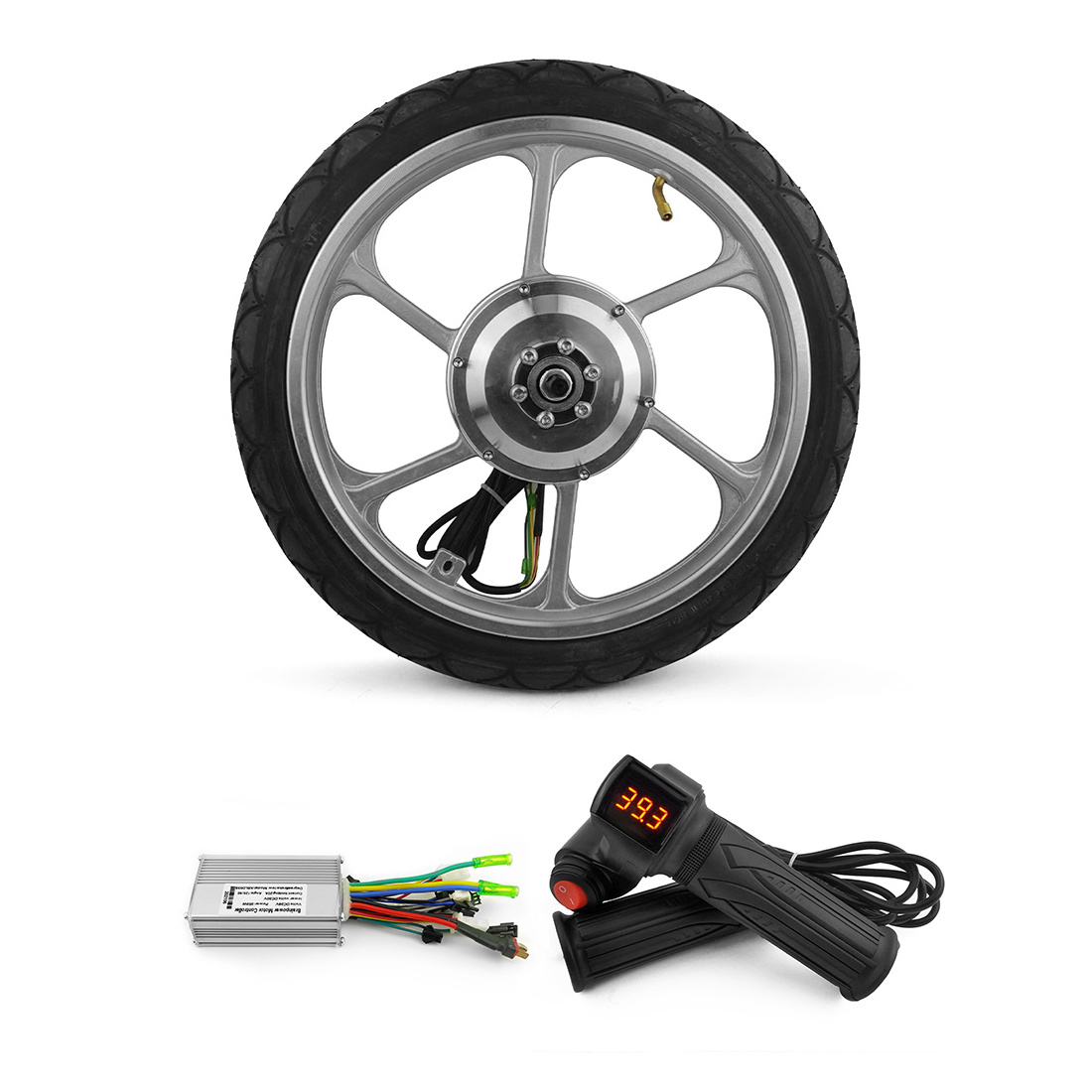 High Torque DIY 16 inch wheels 350w 24v 36v electric bike kit 350 watt hub motor fat tire bike