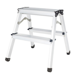 2016 HD EN131 Aluminum Platform Drywall Step Up Folding Work Bench Stool Ladder