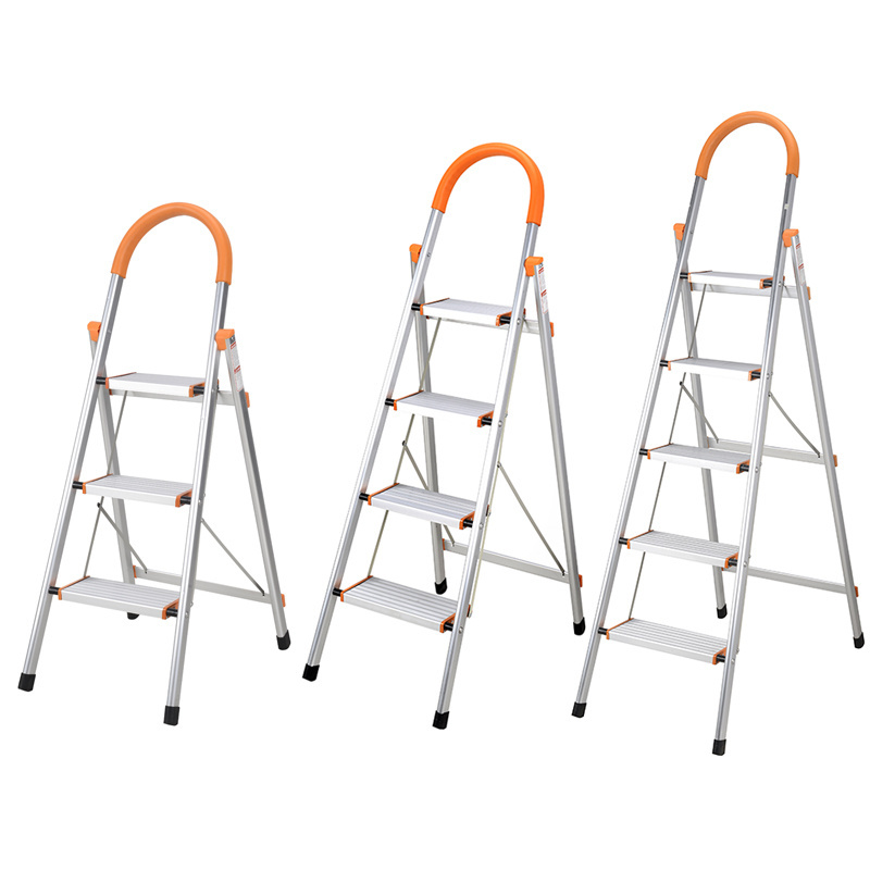 3 step household  aluminum folding step ladder with EN131