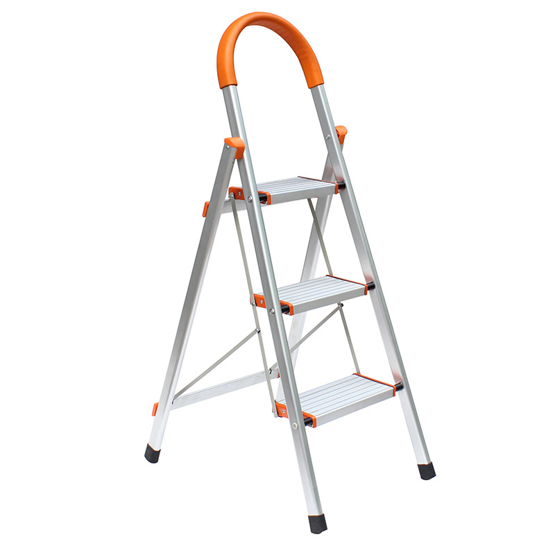 3 step household  aluminum folding step ladder with EN131