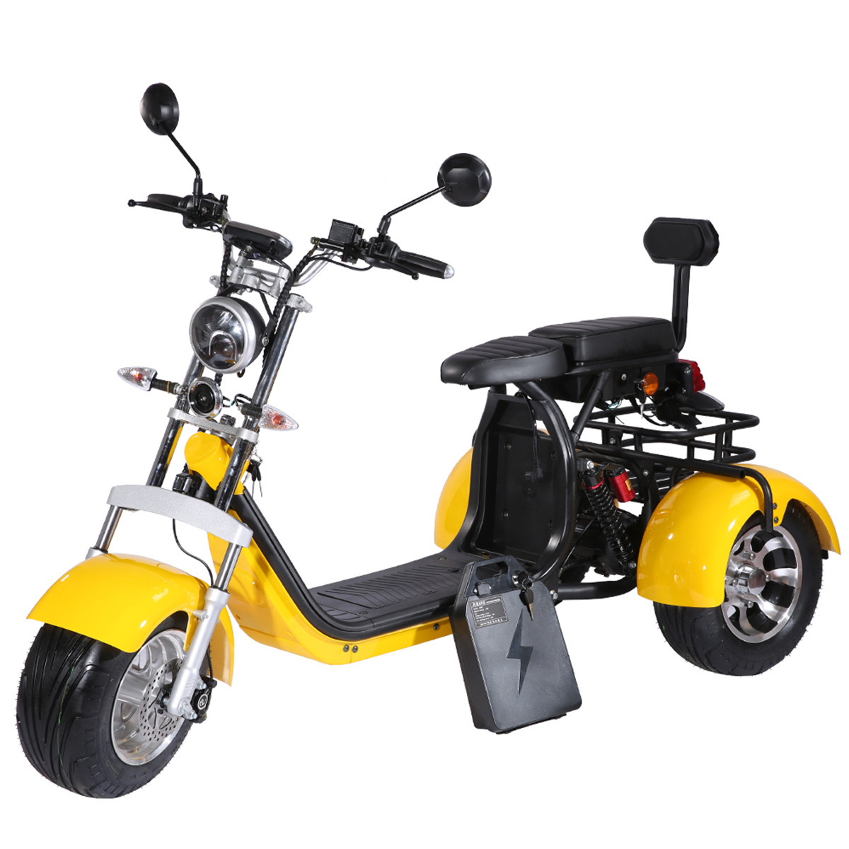 EU Warehouse Three Wheels Big Tire Trike Adult Electric Tricycles Citycoco 3 Wheel Electric Scooter 1500W/2000W Fat Bike Tire