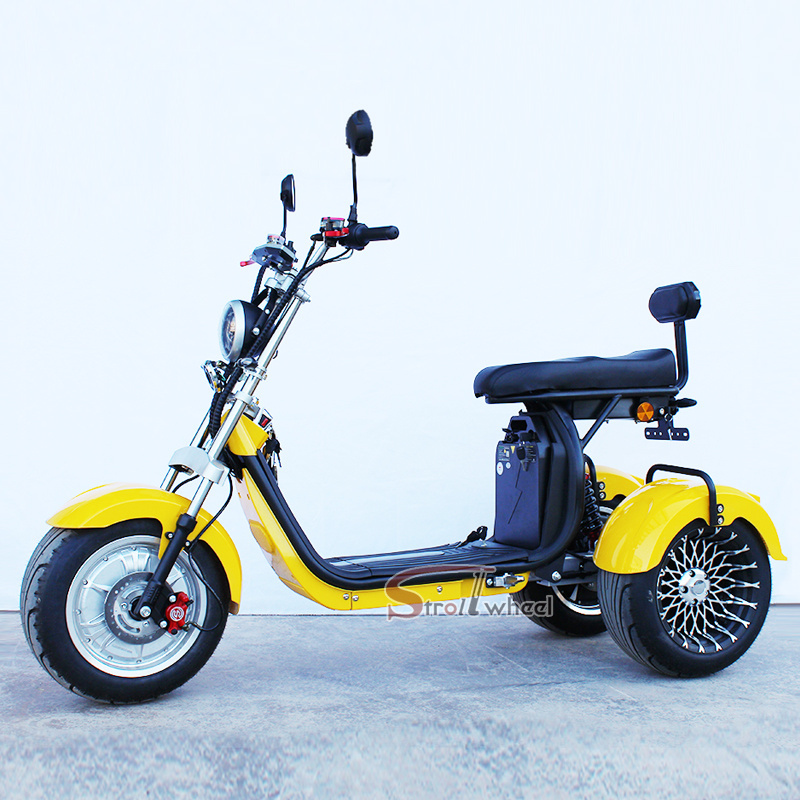 eu stock electric tricycle 3 wheel citycoco electric scooter with seat citycoco 6000W 60v 40ah battery electric motorcycle adult