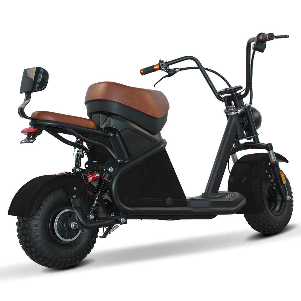 New model two person cheap small 2 wheels 48V 800w mini new electric scooter citycoco e bike