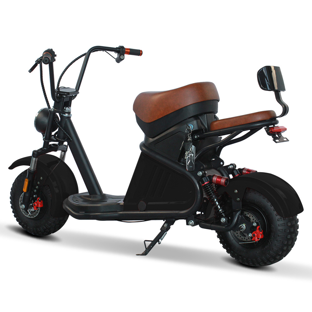 New model two person cheap small 2 wheels 48V 800w mini new electric scooter citycoco e bike