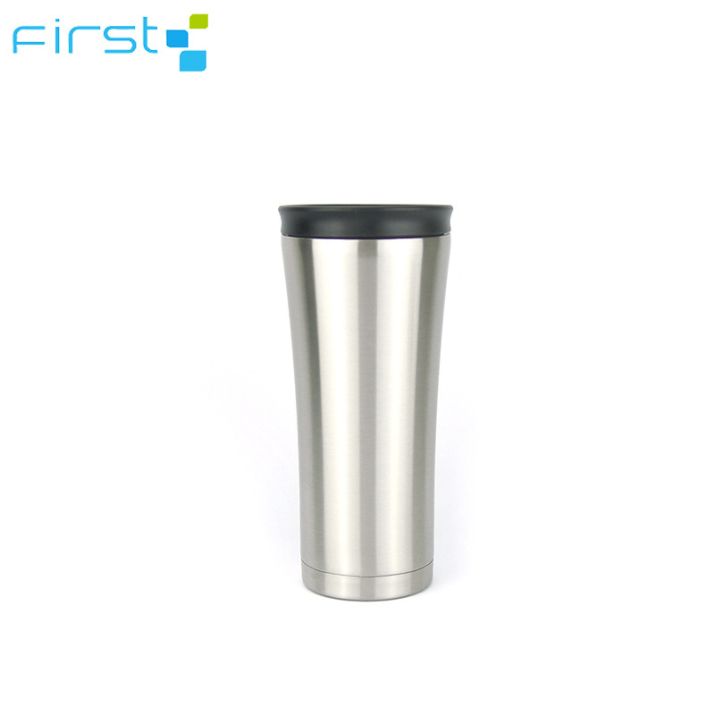 wholesale custom stainless steel double wall vacuum insulated car travel coffee mug with filp lid