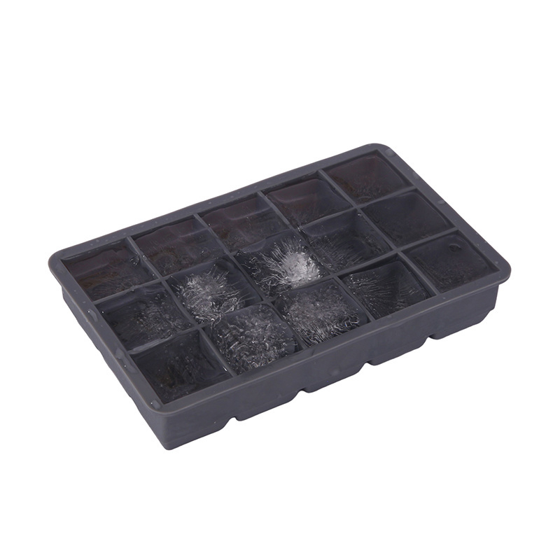 Food Grade Silicone Metal Large Big/Small/Mini Whisky Cocktail Ice Cube Tray Silicone ice Popsicle Mold