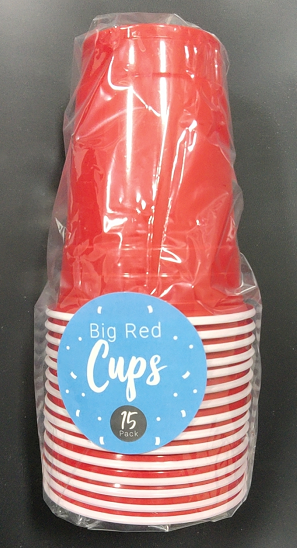 wholesale custom american 16 oz red disposable party beerpong game cold drinking hard pp plastic cups