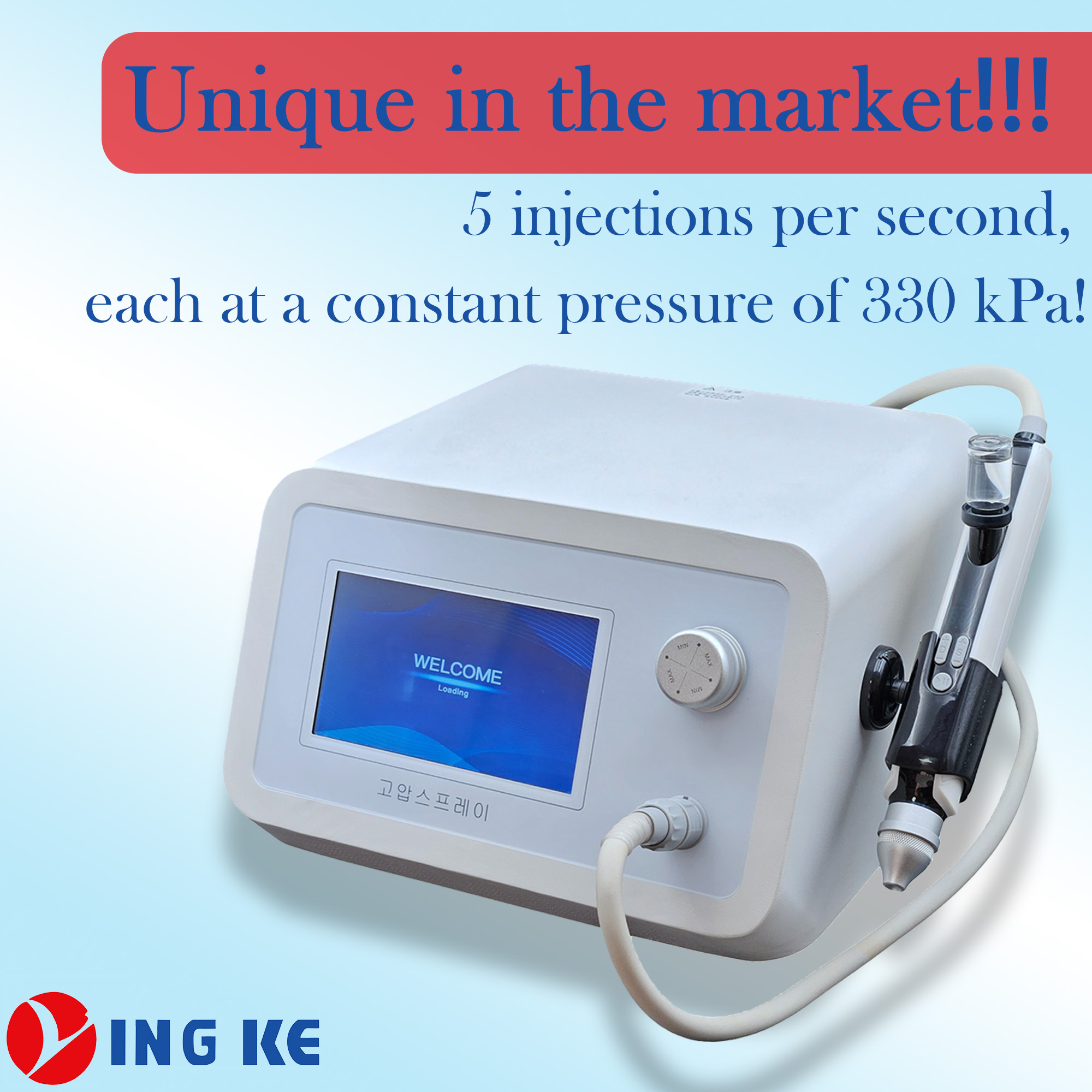 Prp Mesotherapy Injection Gun 330kpa OEM Prp Injection Gun Mesotherapy Gun