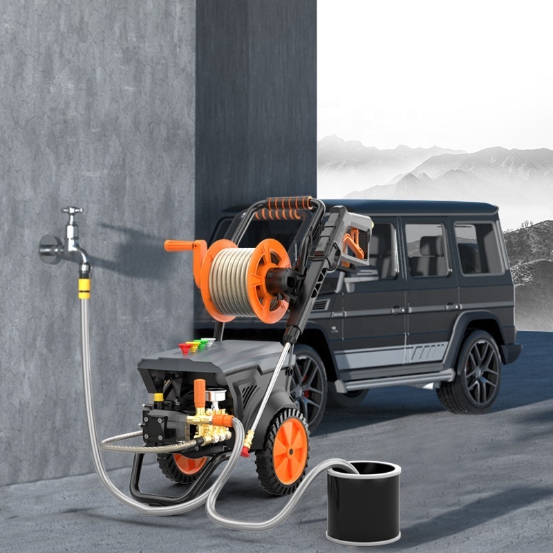 Popular 3000W 300Bar Pressure Washer Foam Cannon Car Washing Machine For High Pressure Cleaning Water Pump Super Car Washer