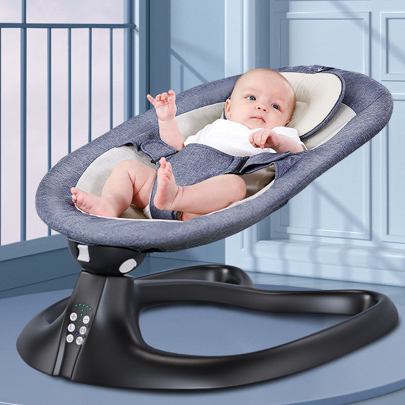 baby swing high chair indoor modern electric automatic chair children's rocking bed swing bed for baby with a mosquito net