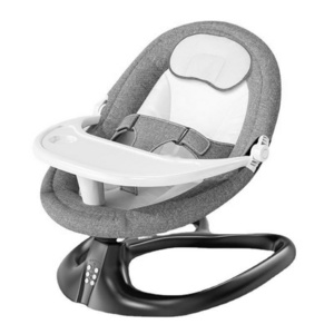 Baby Swing for Infants, 5 Speed Electric Bluetooth Baby Rocker for Newborn, Portable Baby Rocker with Tray and Remote Control