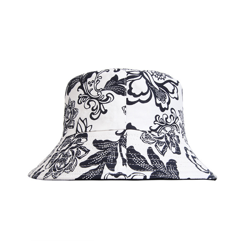 New Designer Fashion Unisex Reversible Fisherman Caps Logo Custom Sublimation Printed Bucket Hats