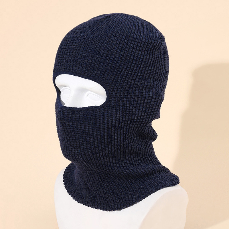 Fashion Full Face Cover Ski Mask One Hole Knitted Ski Mask Balaclava for Men Women