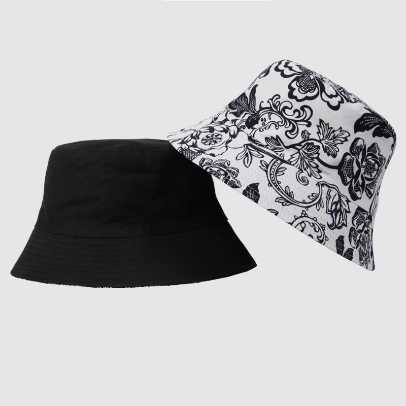 New Designer Fashion Unisex Reversible Fisherman Caps Logo Custom Sublimation Printed Bucket Hats