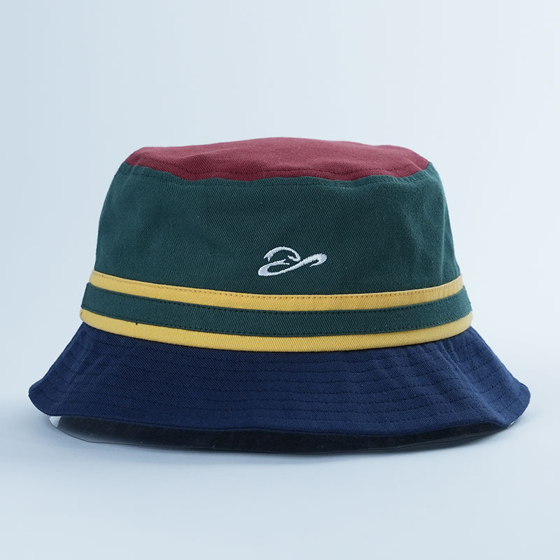 Custom Waterproof Printed Bucket Hats With Pocket Wholesale Polyester Bucket Hat