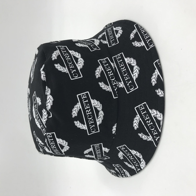 custom personal logo custom embroidery patch reversible bucket hat wholesale colorful all over print bucket hats