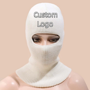 Fashion Full Face Cover Ski Mask One Hole Knitted Ski Mask Balaclava for Men Women